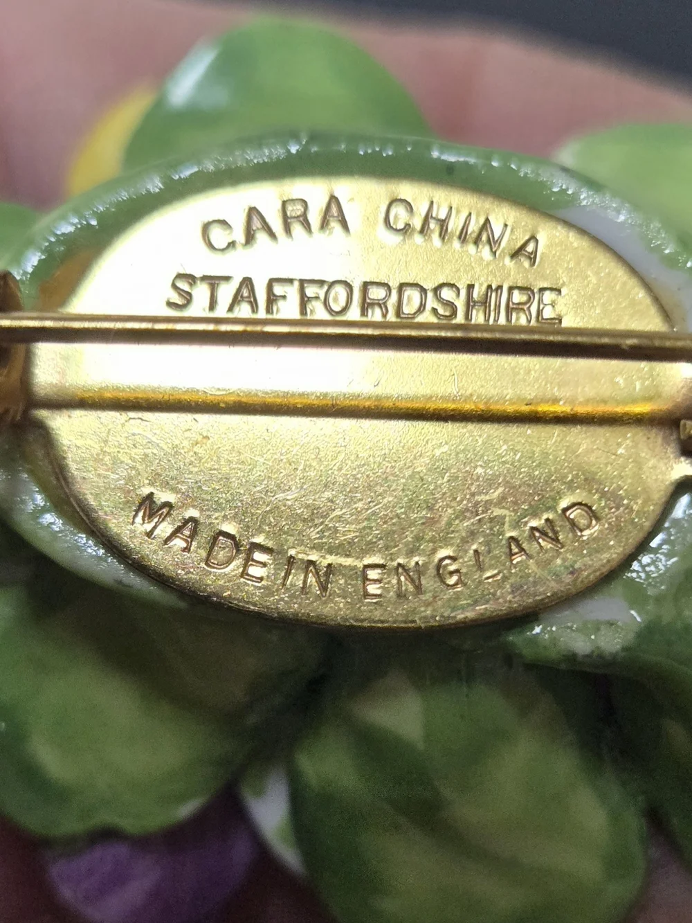 Cara China Staffordshire Pansies